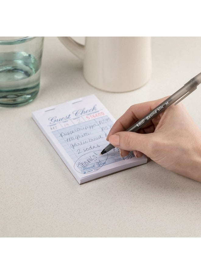 بيك قلم حبر جاف راوند ستيك إكسترا لايف، أسود، عبوة من 36 قلم - Image 2