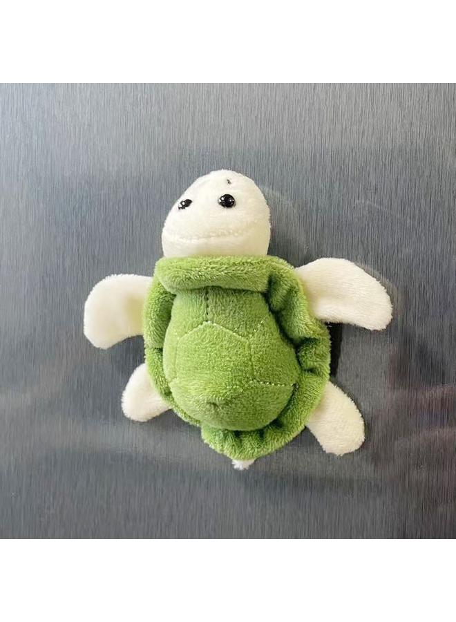 Bluejw Sea Animal Doll Refrigerator Stereo Turtle Plush Toy Cute Underwater World Magnet Clownfish Lobster - Image 1