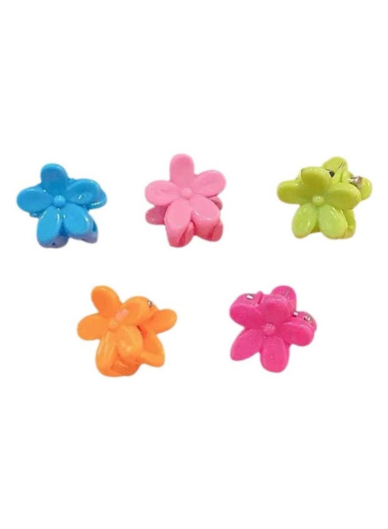 خاجول 100 قطعة من مشابك الشعر الصغيرة، مشابك شعر على شكل نجمة جميلة بألوان متنوعة للشعر الناعم وإكسسوارات شعر صغيرة للفتيات والأطفال - Image 2