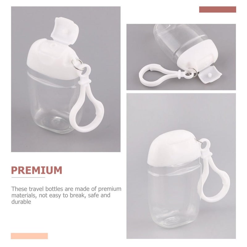 Beaupretty 36 Pcs Flip Cap Bottle with Hook Refillable Travel Bottles Multi-function Empty Bottles Empty Hand Bottles Practical Small Bottles Leakproof Travel Bottles Keychain Hand Dispenser - Image 4