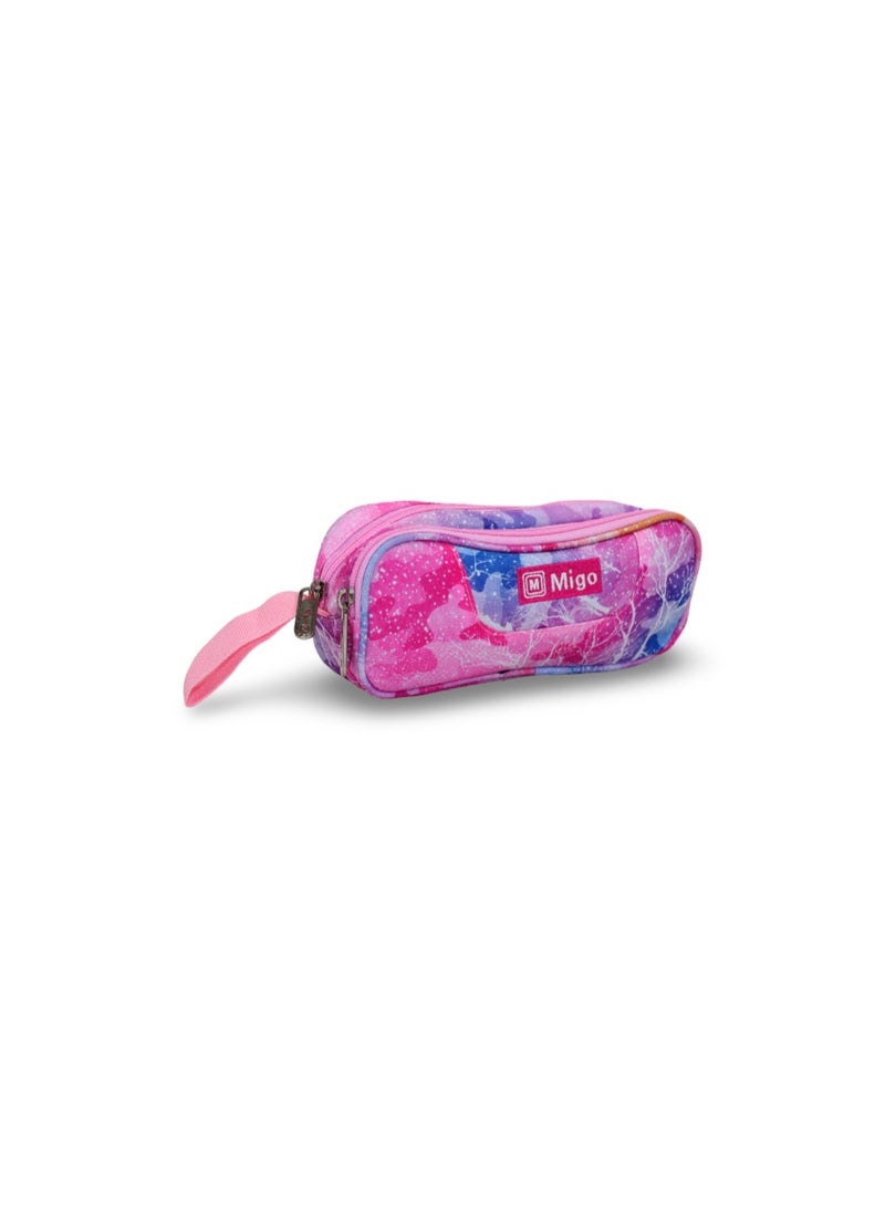Migo Camouflaged Pencil Case – Pink - Image 1