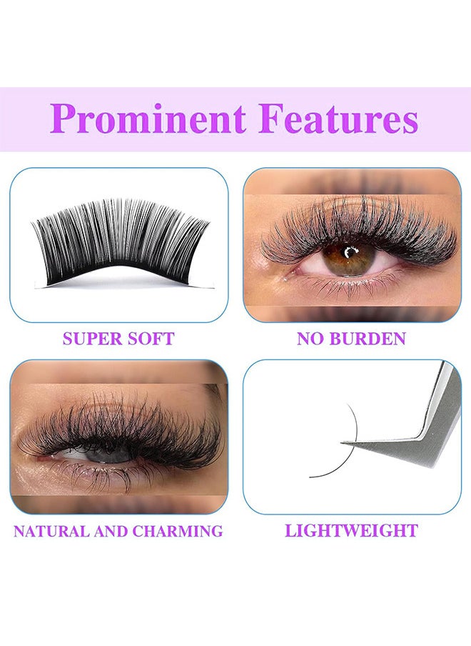 ANNAFRIS Professional 16 Rows Classic Eyelash Extension Matte Black Individual False Eye Lashes Extension Salon Use Natural Soft Eyelashes (0.05 C, 15mm)  - Image 5
