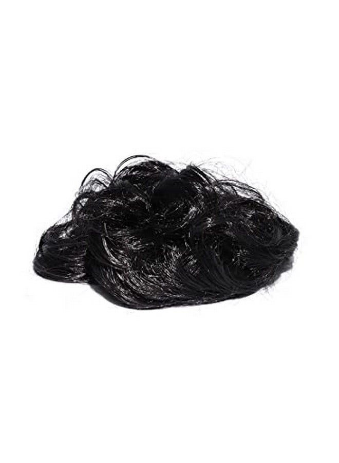 CHANDERKASH Pack of 1 Synthetic Hair Bun Extension Artificial Juda For Women And Girls (Black)|Puff Juda Bun Shaper |Messy Bun Scrunchie - Image 2