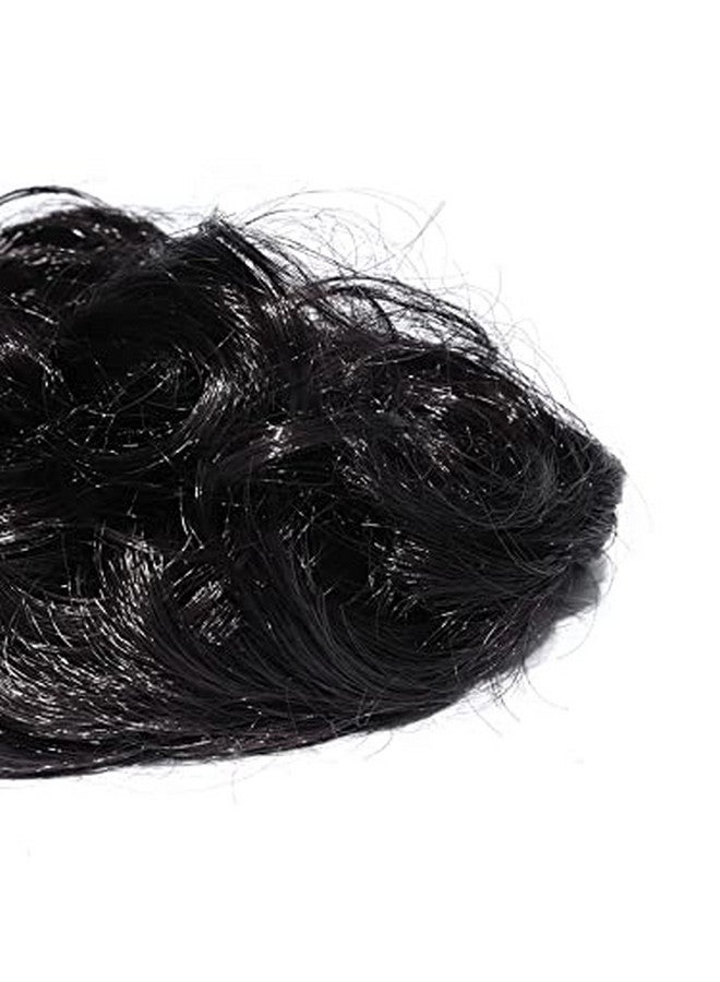 CHANDERKASH Pack of 1 Synthetic Hair Bun Extension Artificial Juda For Women And Girls (Black)|Puff Juda Bun Shaper |Messy Bun Scrunchie - Image 3