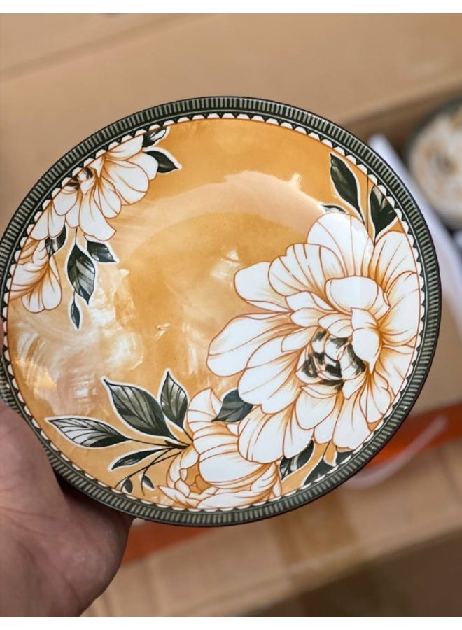 Andalusian-style porcelain bowl set—a 5-piece set featuring attractive shapes and colors. - Image 2