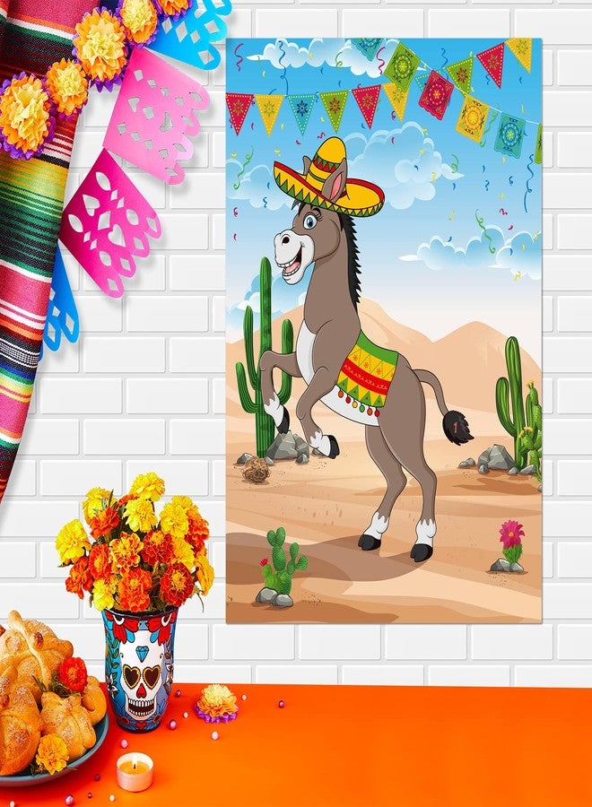 KUUQA Pin The Tail on The Donkey Party Game, Mexican Donkey Party Supplies, Birthday Party Decorations, Mexican Fiesta Party Decorations - Image 5