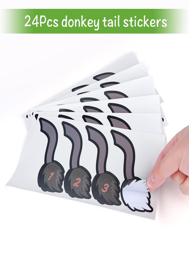 KUUQA Pin The Tail on The Donkey Party Game, Mexican Donkey Party Supplies, Birthday Party Decorations, Mexican Fiesta Party Decorations - Image 3