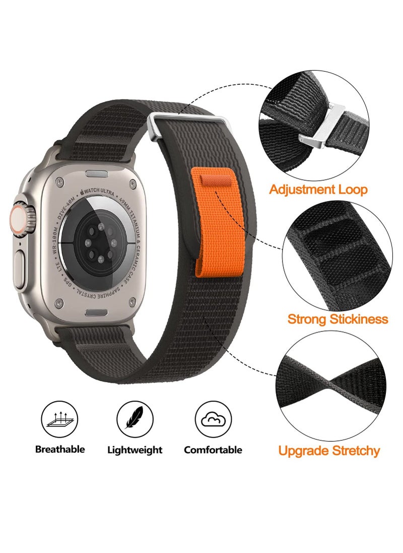 BORTONY Apple Watch Band 38mm 40mm 41mm Alpine Loop Pack of 4 with Adjustable Sport Nylon Elastic Strap for iWatch Ultra 8 7 6 5 4 3 2 1  - Image 3