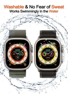 BORTONY Apple Watch Band 38mm 40mm 41mm Alpine Loop Pack of 4 with Adjustable Sport Nylon Elastic Strap for iWatch Ultra 8 7 6 5 4 3 2 1  - Image 5