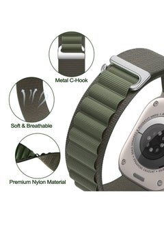 BORTONY Apple Watch Band 38mm 40mm 41mm Alpine Loop Pack of 4 with Adjustable Sport Nylon Elastic Strap for iWatch Ultra 8 7 6 5 4 3 2 1  - Image 4