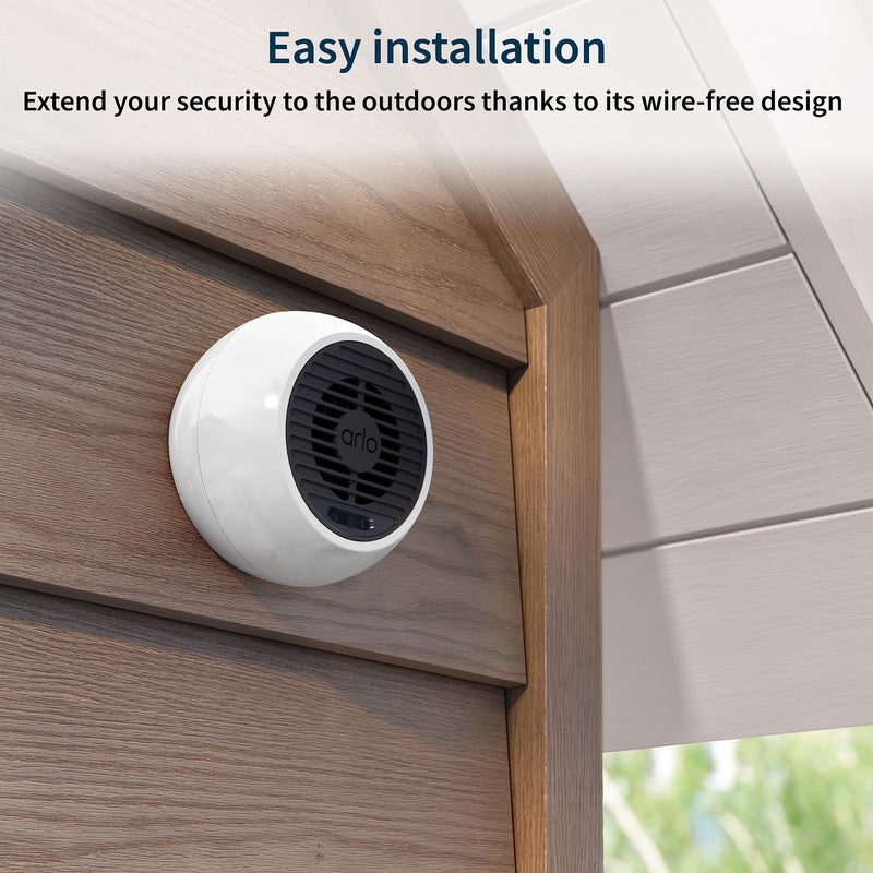 Arlo Wire-Free Outdoor Siren Weather Resistant, Built-in Siren, Strobe Light, Compatible with Arlo Home Security System SLB1001 - Image 2