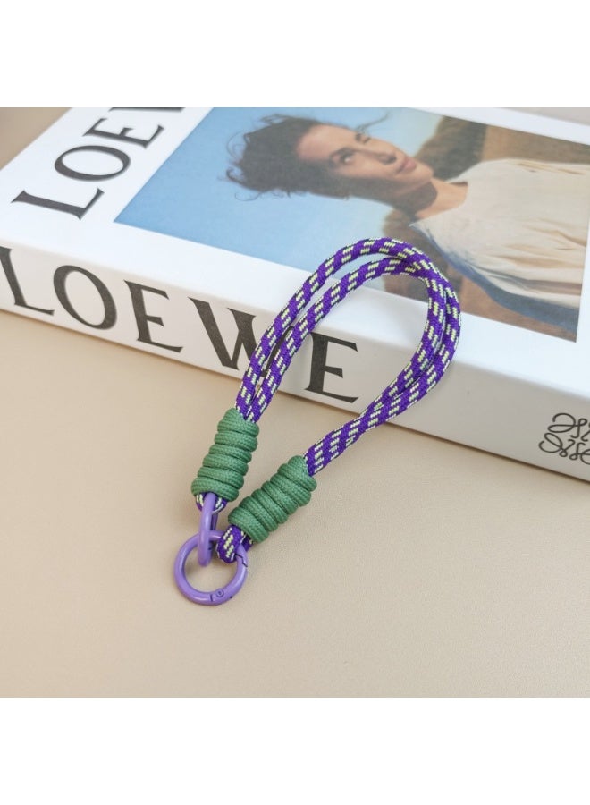 NIBEMINENT Beaded Phone Lanyard, Anti Lost Removable Wrist Strap, Wristband Scented Breeze Bracelet Pendant, Phone Keychain Lanyard - Image 1