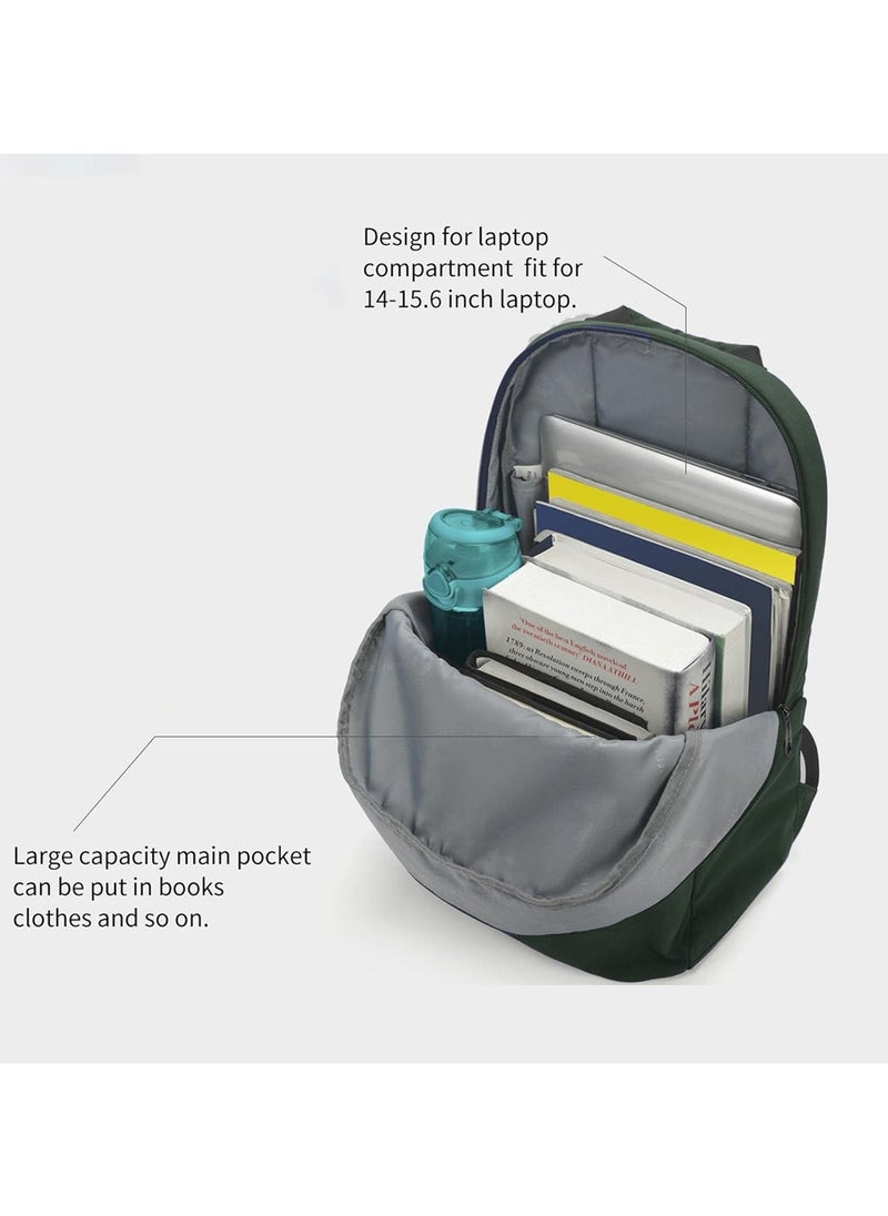 Cougar - COUGAR-EGY Laptop Backpack Slim Laptop Backpack for School and Travel Laptop Backpack, Laptop bag for Business Travel College Women Men Unisex Model: s36 (GREEN) - Image 1