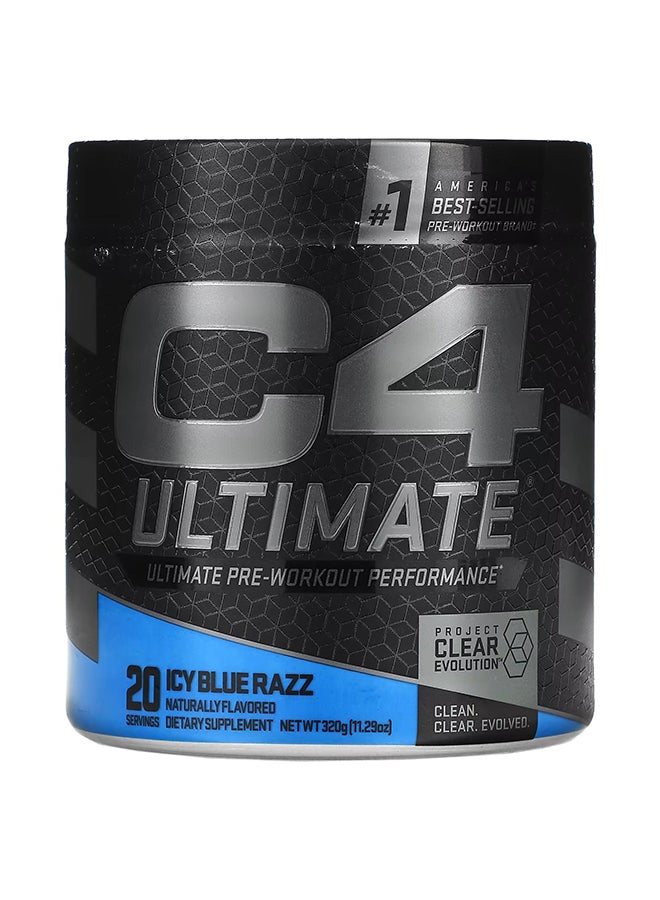 CELLUCOR C4 Ultimate Pre-Workout - Icy Blue Razz - 20 Servings - Image 1