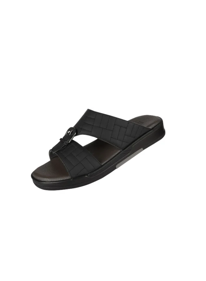 barjeel uno Barjeel Uno Mens Elegant Sandals SP-115 Black