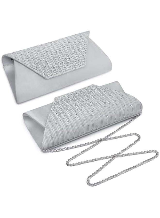 Arabest Women Evening Bags Wedding Purses Handbags Party Clutches Cocktail Prom Formal Clutch with Glitter Rhinestones - Image 3