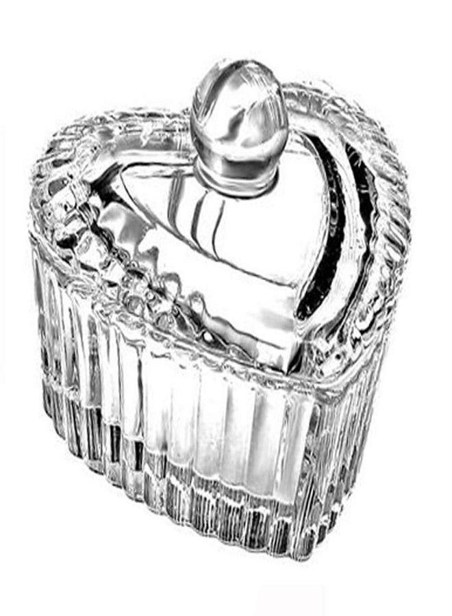 lasenersm 1 Piece Nail Art Acrylic Crystal Glass Dish Cup Nail Dappen Cup Nail Art Glass Acrylic Dappen Dish Liquid Powder Crystal Cup Glassware Tools with Lid for Mixing Liquid Powder, Transparent - Image 1