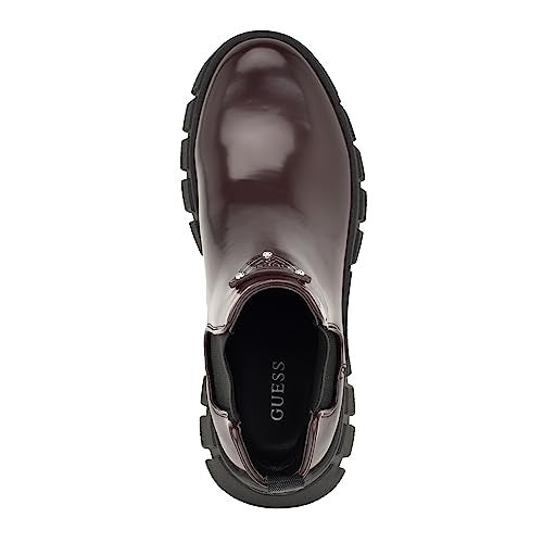 GUESS Women's Hestia Ankle Boot, Dark Red, 8.5 - Image 2