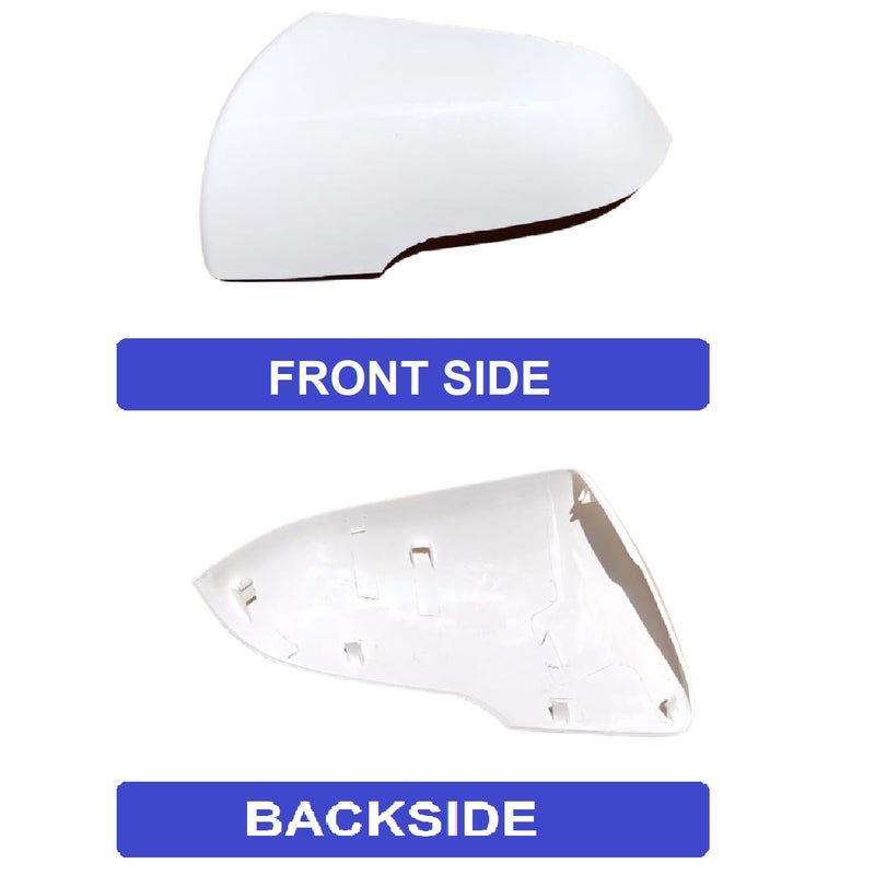 Car Styling -Side view Mirror Cover/Cap (Indicator Cut Type) compatible with Hynudai Creta 2015-2019 Year Model Type 1 1st Generation- Unpainted (LEFT PASSENGER SIDE) - Image 2