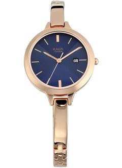 Women's Quartz Watch With Analog Display And Brass Bracelet 2578Wm02