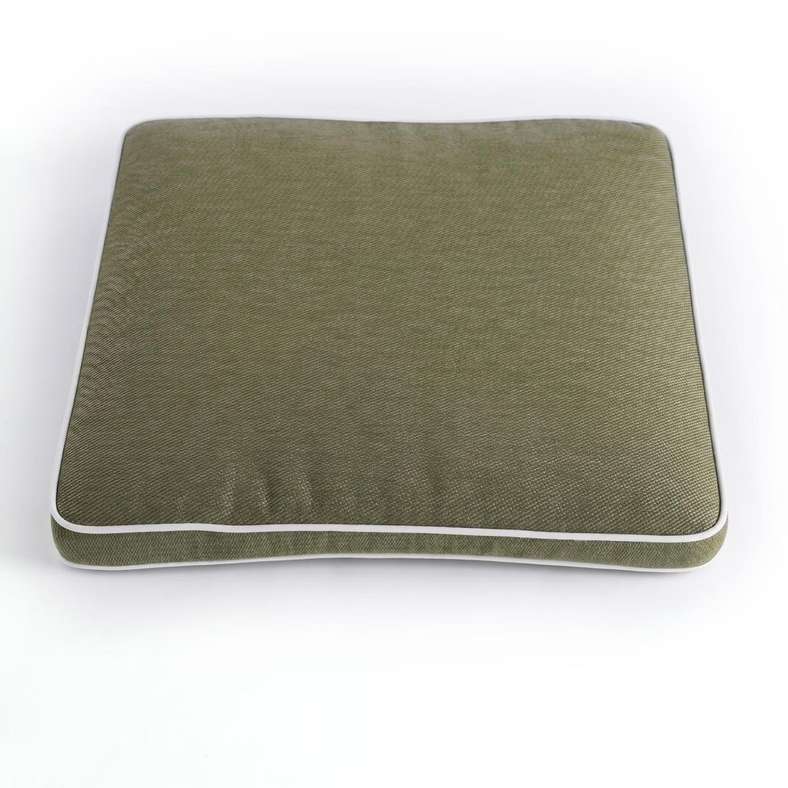 Pan Home Timeless Strip Seat Cushion with Zipper Closure 240 GSM - 58x58x5Cm - Green - 065MIC9900049 - Image 3