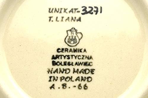 Polish Pottery Gallery Polish Pottery Loop Handle Bowl  Unikat Signature U3271  - Image 4