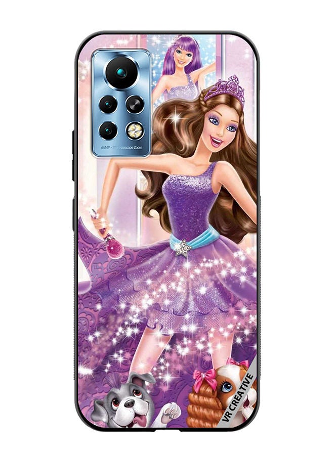 VR CREATIVE Protective Case Cover For Infinix Note 11 Pro Princess Barbie Design Multicolour - Image 1