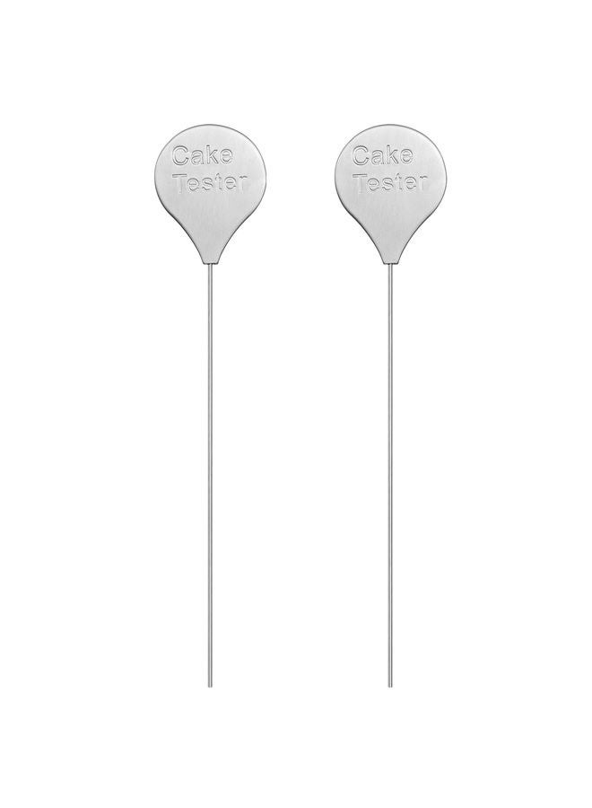 HOMESTAR Cake Tester, 2 Packs Cake Testers for Baking and Cakes Testing Stick Doneness Endurance CakeTester Skewer 7.9 in Stainless Steel - Image 1