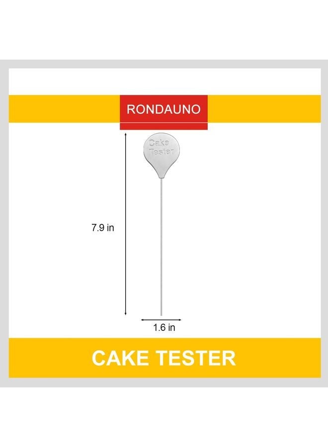 HOMESTAR Cake Tester, 2 Packs Cake Testers for Baking and Cakes Testing Stick Doneness Endurance CakeTester Skewer 7.9 in Stainless Steel - Image 3