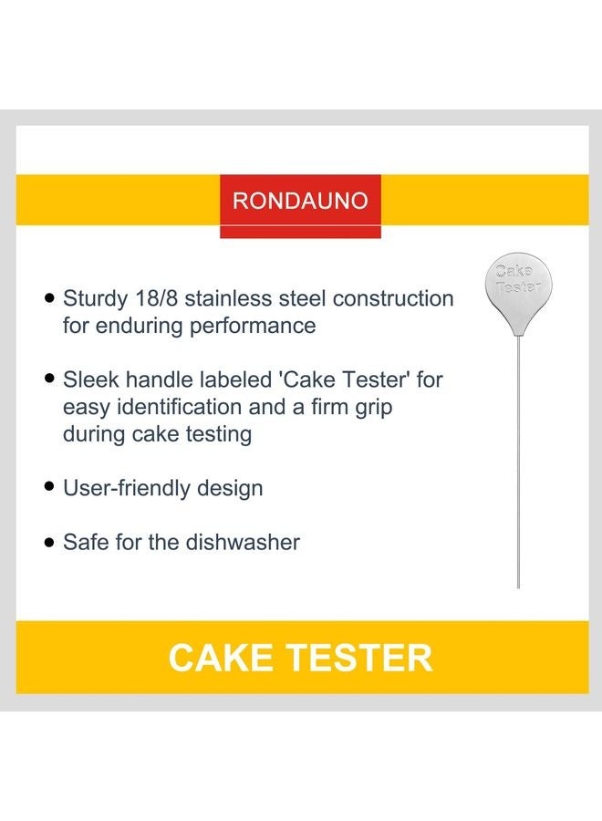HOMESTAR Cake Tester, 2 Packs Cake Testers for Baking and Cakes Testing Stick Doneness Endurance CakeTester Skewer 7.9 in Stainless Steel - Image 4