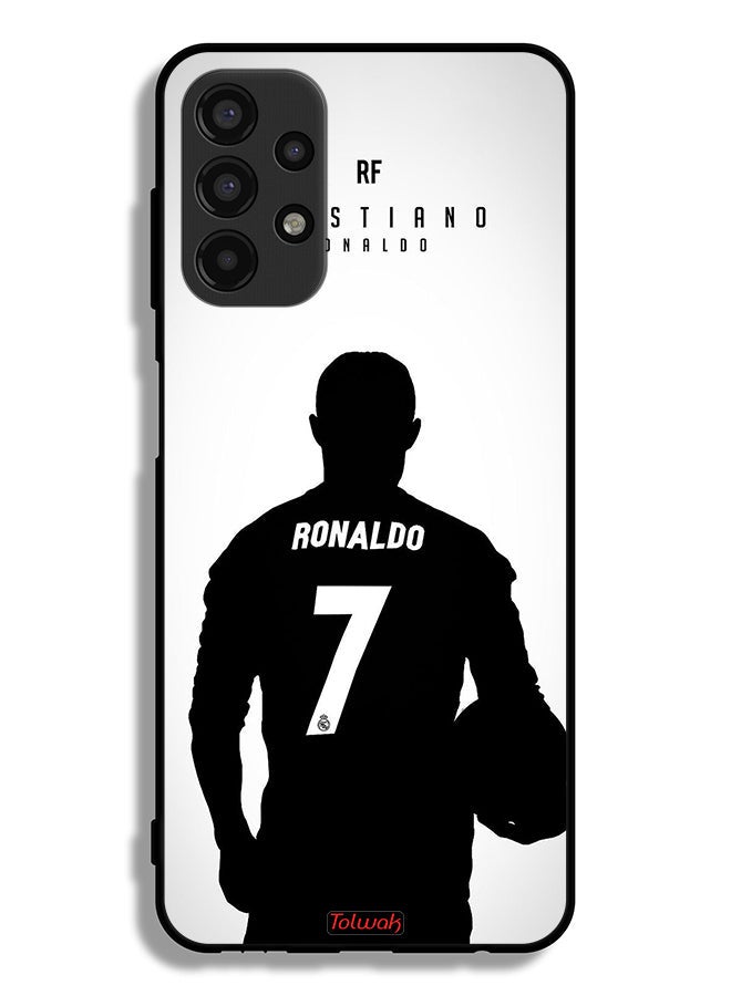 Tolwak Samsung Galaxy A13 4G Protective Case Cover Cristiano Ronaldo Mask - Image 1