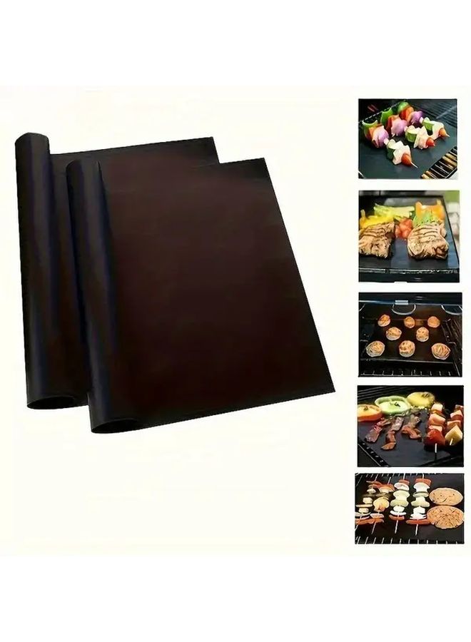 Black Nonstick Baking Pad Heat Resistant to 450F for Oven Grill Air Fryer - Image 4