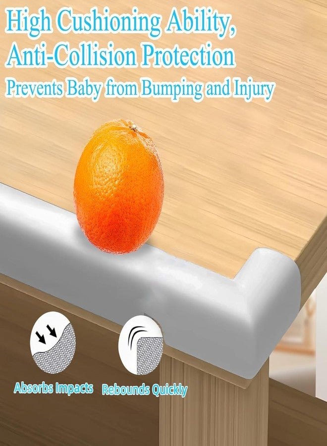 ZOMPAGO Baby Proofing L-Shaped Corner Protectors 1 Roll (1.77" W x 0.6" T) Grey Foam Edge Tape, Soft NBR Rubber Safety Bumpers for Baby Toddler Child Proofing - Image 4