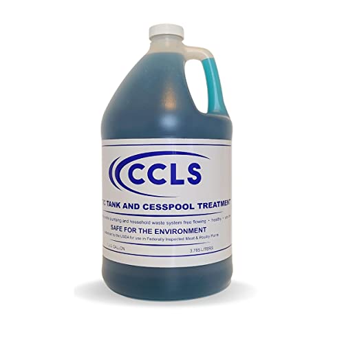 ccls Septic Tank and Cesspool Treatment Additive/Organic Enzyme Producing Bacteria/Non-toxic/Non-Hazardous/Non-Corrosive (1-Gallon) - Image 1