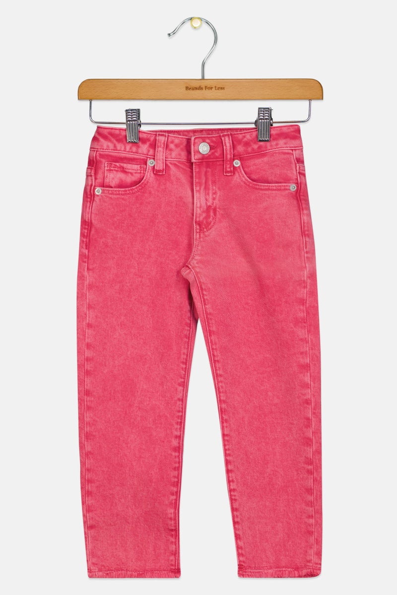 GAP Kids Boy Regular Fit Washed Stretchable Denim, Pink - Image 2