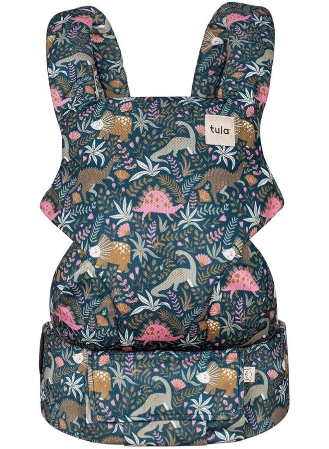 Tula Explore Mesh Baby Carrier for Newborns from Birth, 3-in-1 Baby Carrier with Mesh Back Panel, Belly Carrier Back Carrier, Land Before Tula - Image 1