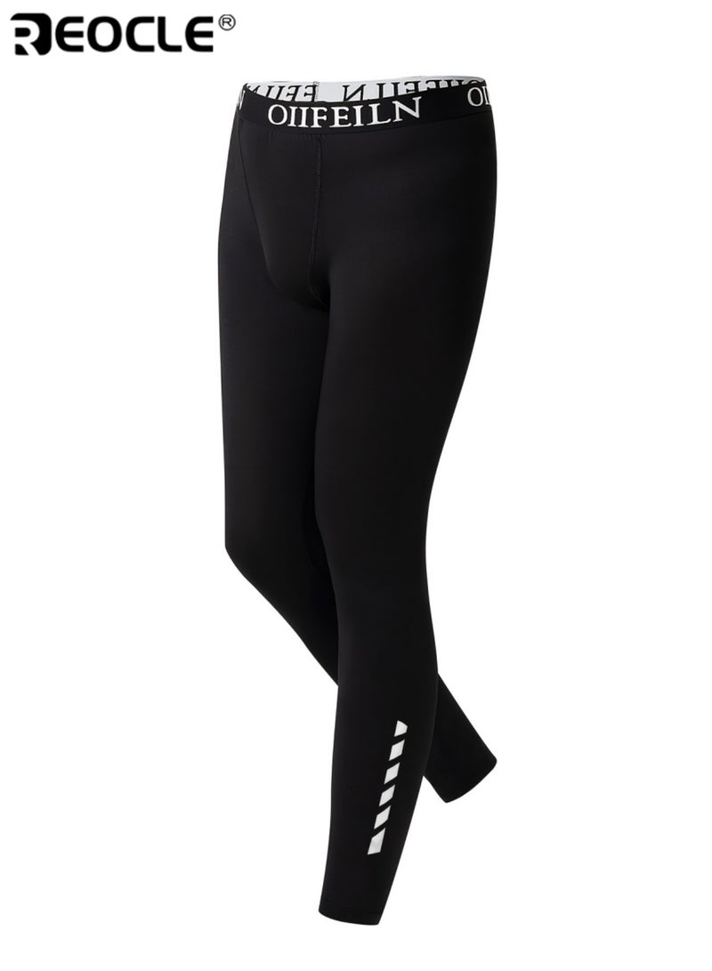 ريوكل 3 قطع رجالي مجموعة اللياقة البدنية شورتات رياضية قصيرة الأكمام قميص وطبقة قاعدة بنطلون مزيج البوليستر ملابس رياضية صيفية للجري والتدريب تجريب ملابس رياضية للرجال - Image 5