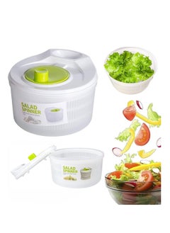 PPS TRADING Salad Spinner Lettuce Spinner for Home Kitchen Washing and Draining Basket Large Capacity Essential Kitchen Gadgets for the Home  - Image 1