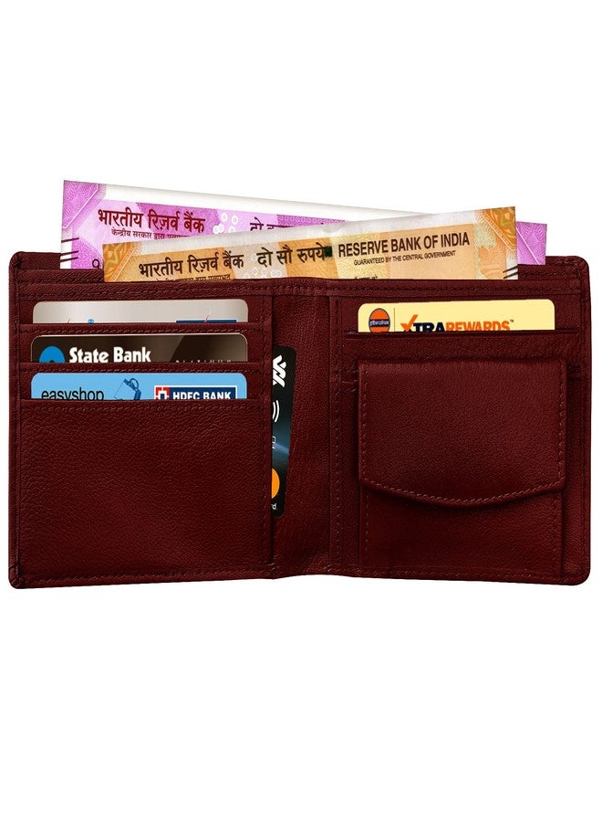 ABYS Red Genuine Leather Wallet||Coin Pouch for Girls and Women (8526DQ) - Image 3