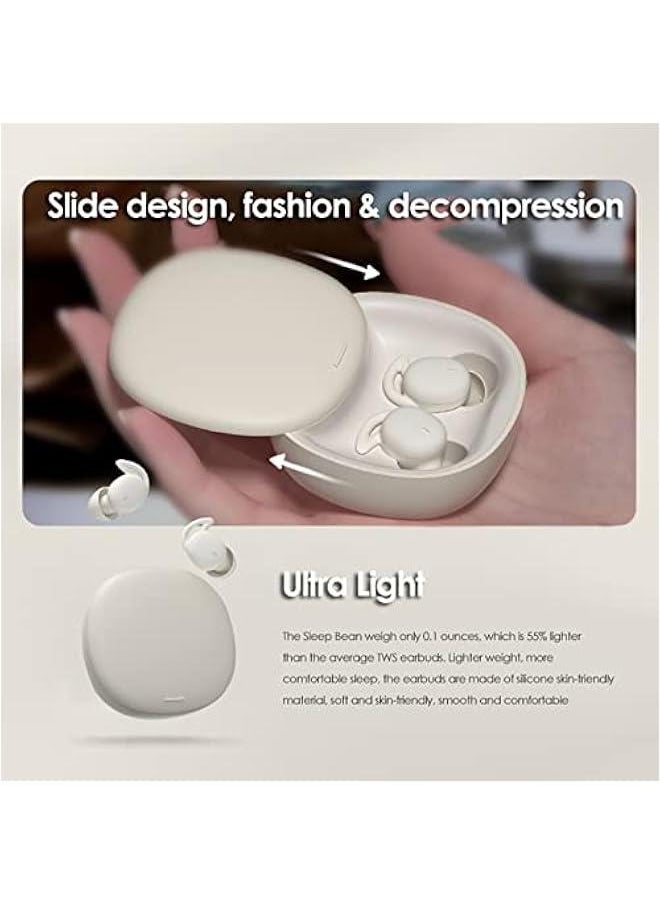 Sleep Earbuds Noise Cancelling for Sleeping Bluetooth Headphones Ultra Smallest Invisible Mini Wireless Ear Buds for Side Sleepers Quieton Tiny Sleepbuds Stereo HiFi Sound for Android iOS