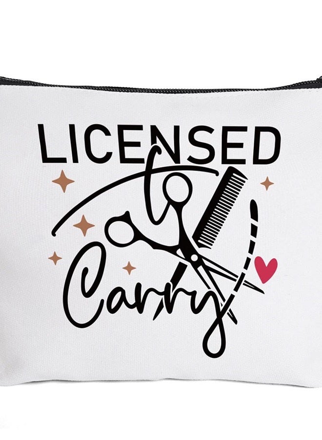 Fokongna لوازم مصفف الشعر أفكار هدايا لمصفف الشعر هدية لمصفف الشعر وحقيبة مكياج لمصفف الشعر - تعمل بجد بيديها - هدايا لمصفف الشعر، مالك صالون، أخصائي تجميل، حلاق أو صديق - Image 1