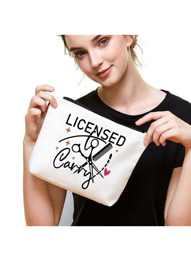 Fokongna لوازم مصفف الشعر أفكار هدايا لمصفف الشعر هدية لمصفف الشعر وحقيبة مكياج لمصفف الشعر - تعمل بجد بيديها - هدايا لمصفف الشعر، مالك صالون، أخصائي تجميل، حلاق أو صديق - Image 3