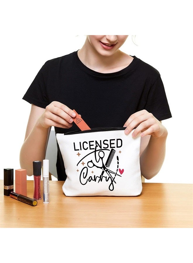 Fokongna لوازم مصفف الشعر أفكار هدايا لمصفف الشعر هدية لمصفف الشعر وحقيبة مكياج لمصفف الشعر - تعمل بجد بيديها - هدايا لمصفف الشعر، مالك صالون، أخصائي تجميل، حلاق أو صديق - Image 4