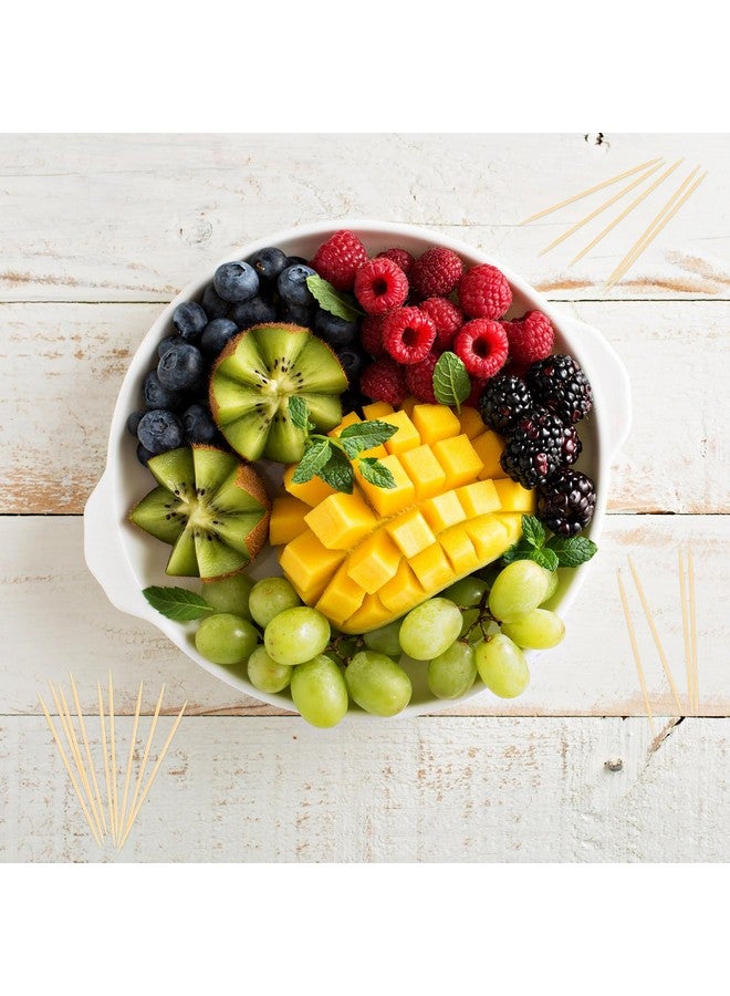 Zhehao 30 000 Pcs Bamboo Wood Toothpicks Bulk Round Wooden Tooth Picks Double Side Point Independence Pack For Each 100 Pcs For Teeth Clean Kitchen Appetizers Travel Portable Disposable - Image 4