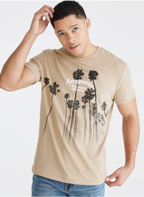 Aeropostale Palms Graphic Tshirt