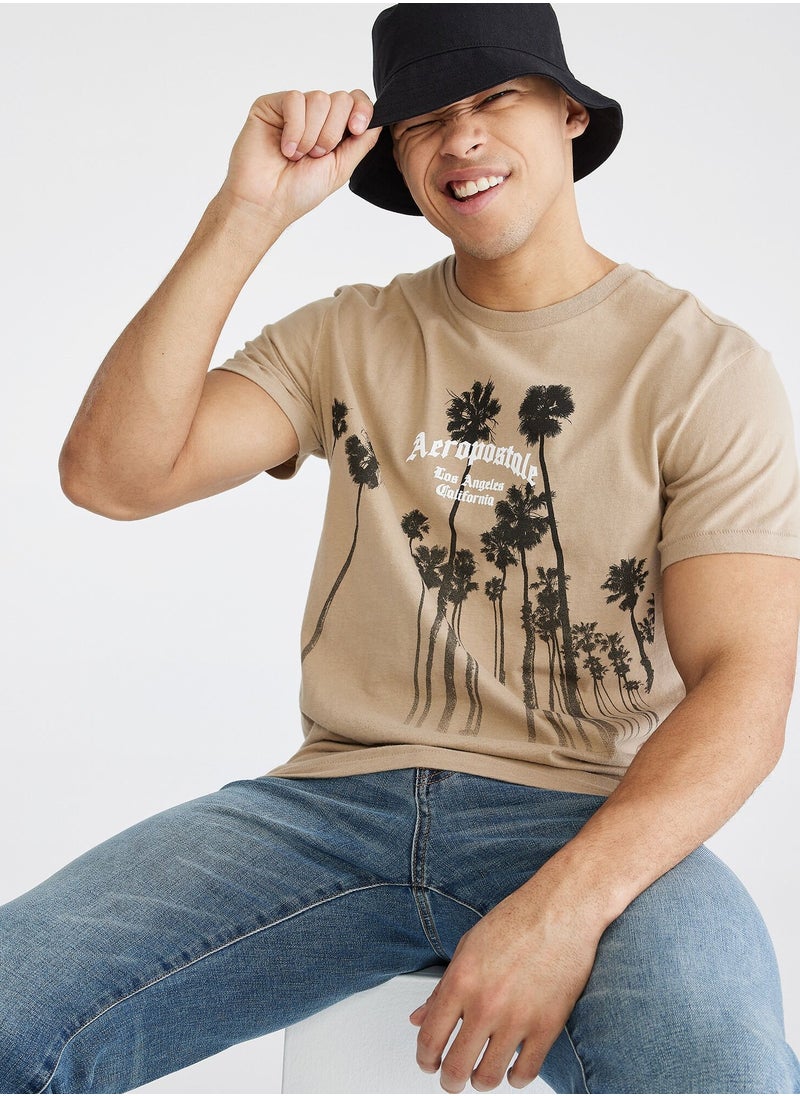 Aeropostale Palms Graphic Tshirt