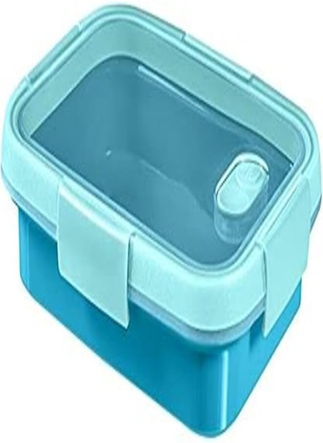 Curver - Curver 232672 To Go Plastic Food Container, 0.7 Liter - Blue - Image 1