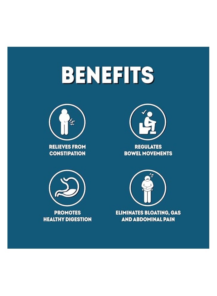 AADAR Relax Pro for Fast Constipation Relief and Gastric Troubles (60 Capsules) - Image 4