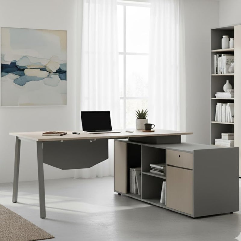 Neo Front L-Shape Executive Desk BT2016 - Image 1