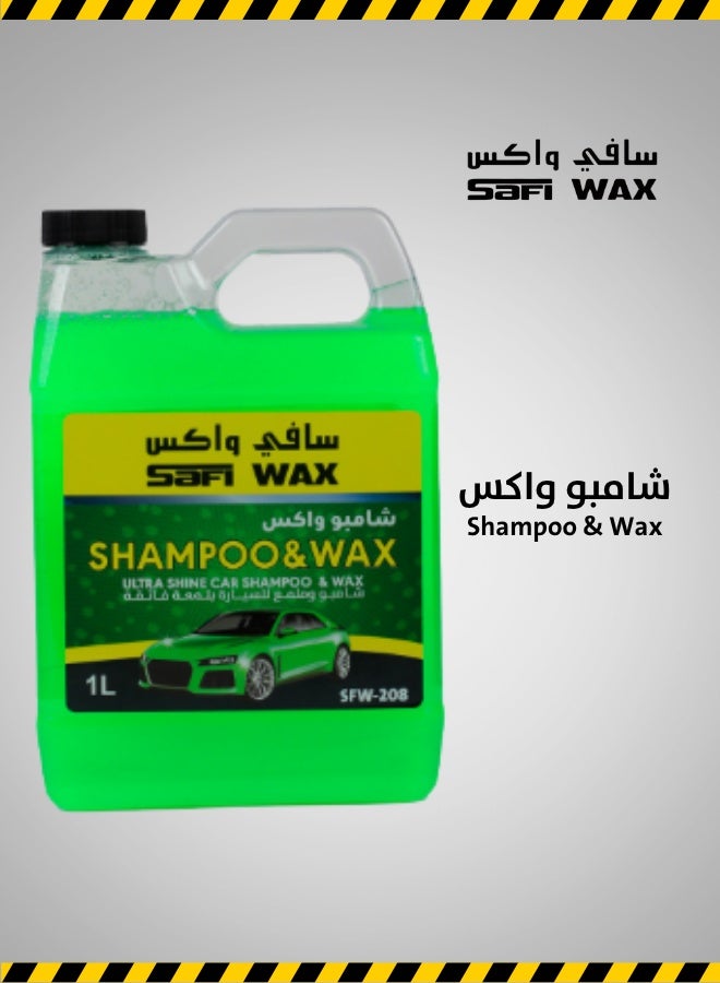 Safi WAX 1-L Car Shampoo & Wax - Image 1